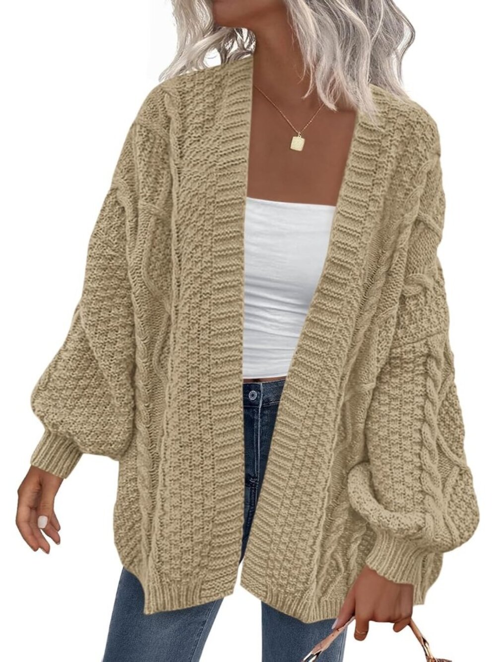 Women Khaki Leather Turn Down Collar Batwing Sleeve Motorcycle Bomber Jacket